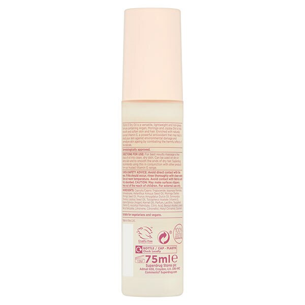 Superdrug Vitamin E Hair and Body Oil 75ml