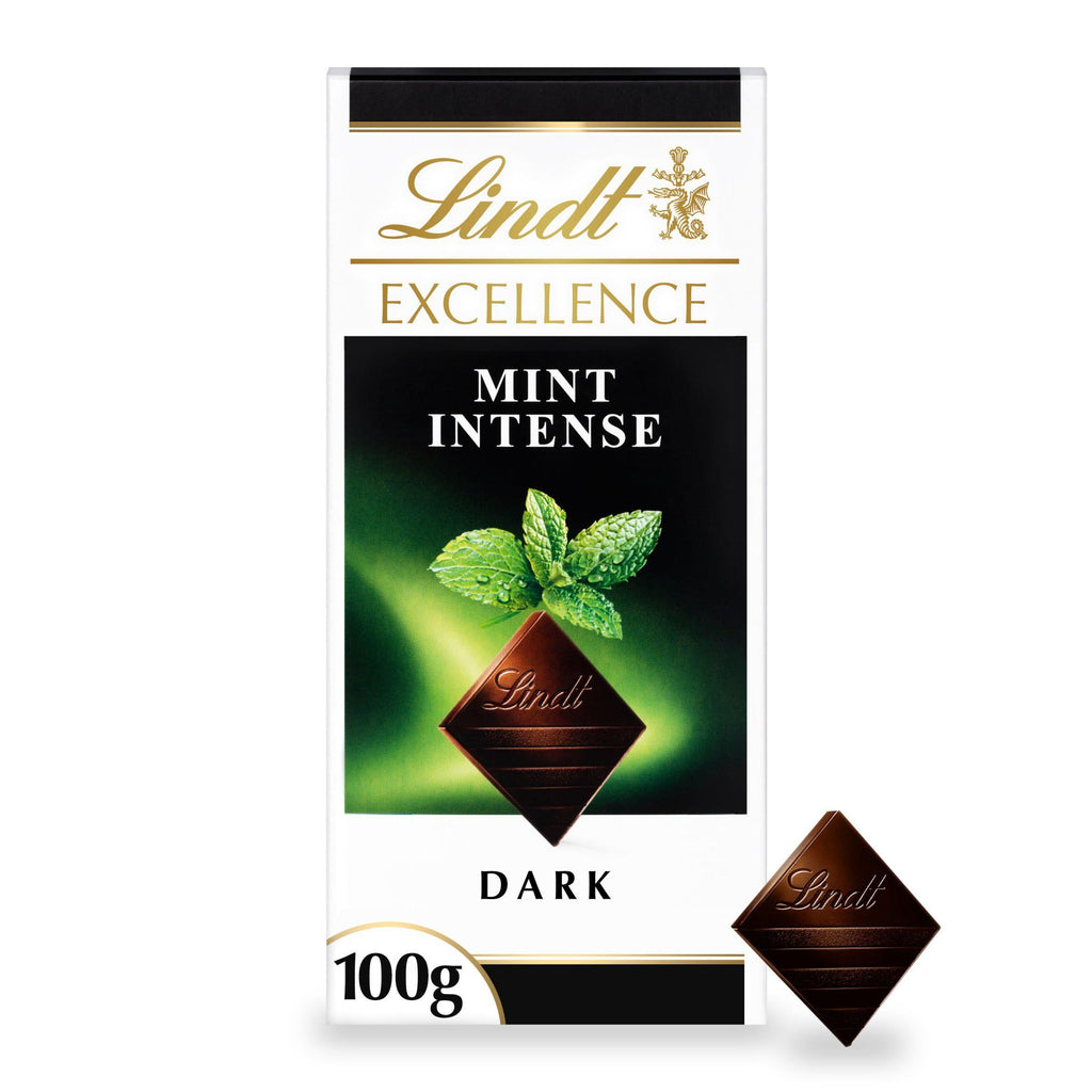 Lindt Excellence Dark Mint Chocolate Bar 100g