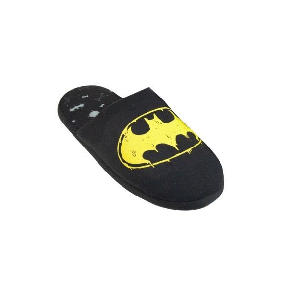 DC Comics Mens Batman Logo Slippers (8.5)