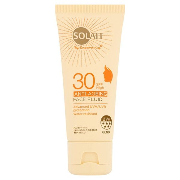 Solait Travel Size Anti-Ageing Face Sun Cream SPF30 30ml