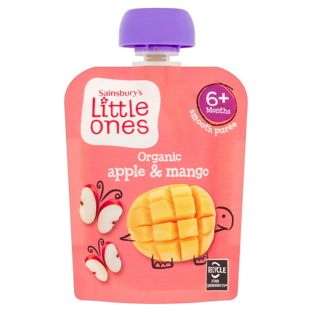 Sainsbury's Little Ones Organic Apple & Mango 4+ Months 70g