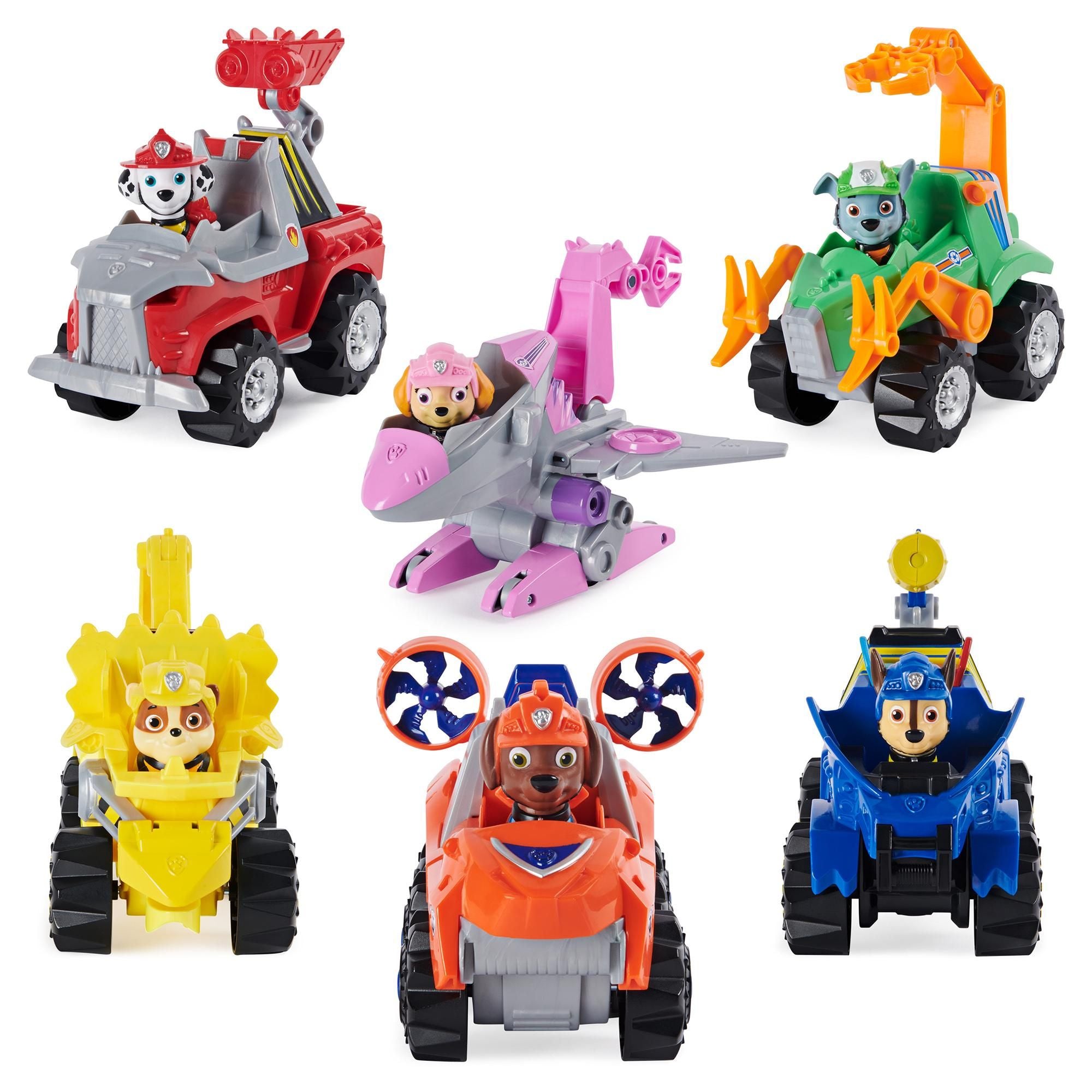 Paw Patrol Dino Rescue Deluxe Vehicles Assortment GOODS Sainsburys   