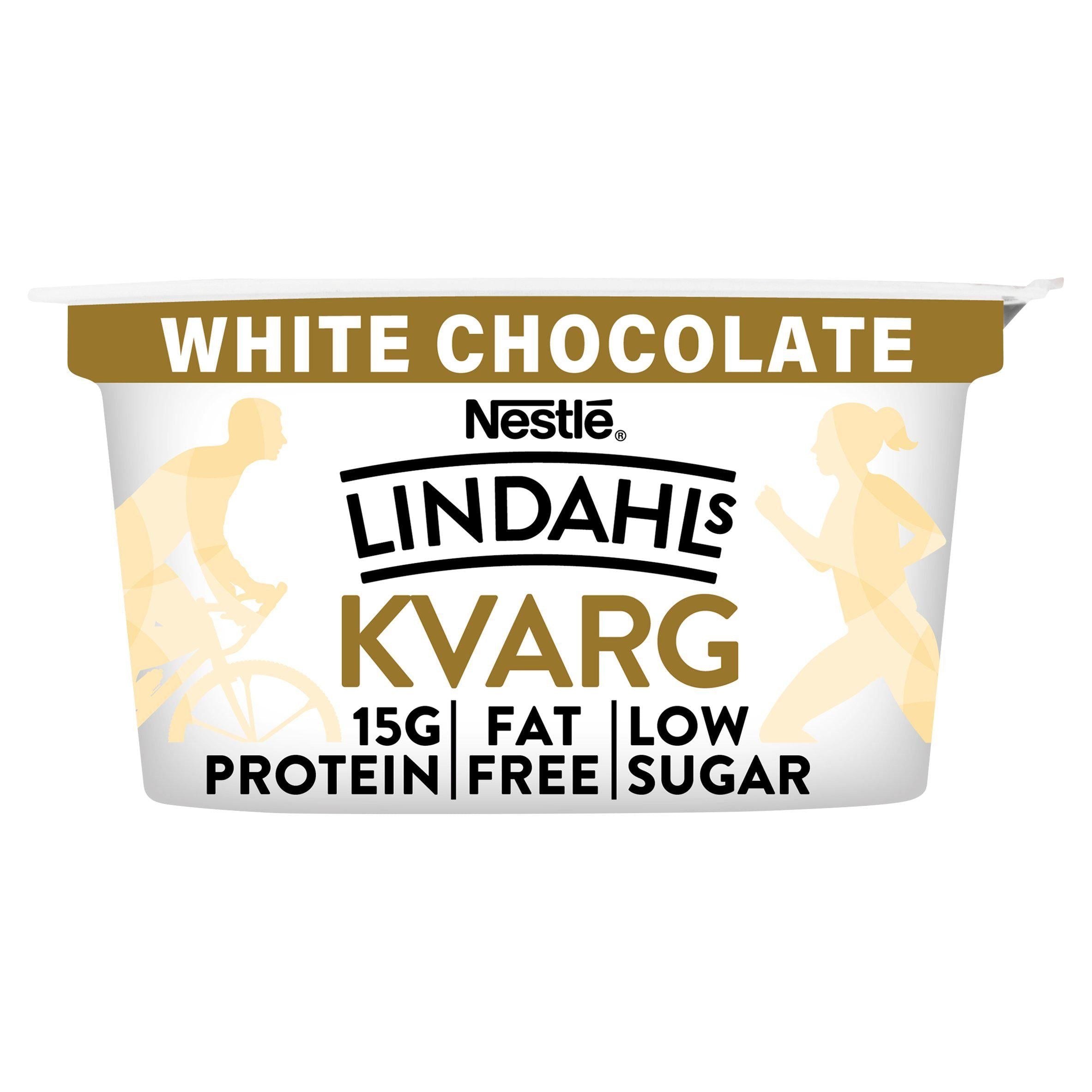 Lindahls Kvarg White Chocolate Protein Yogurt 150g GOODS Sainsburys   