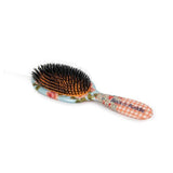 Rock & Ruddle Pink Gingham Large Synthetic Bristle Hairbrush GOODS Superdrug   