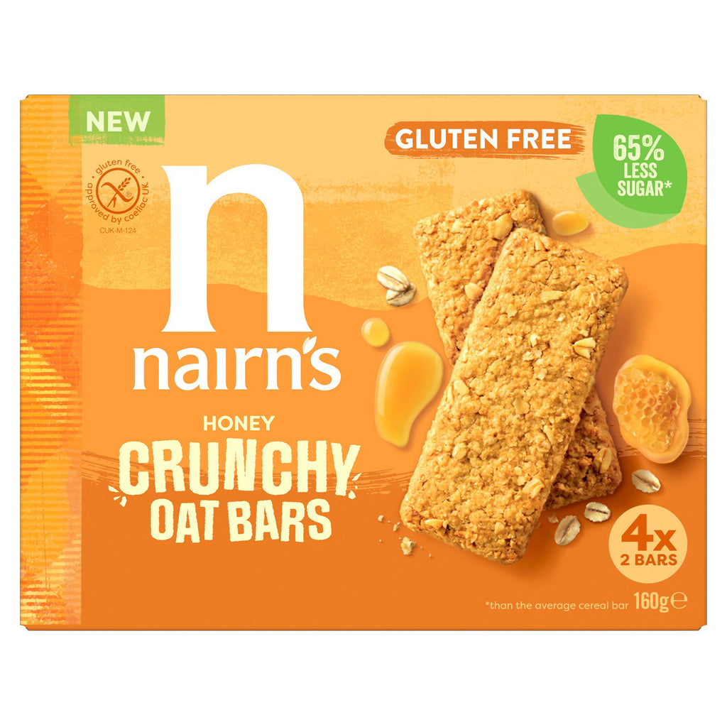 Nairn's Honey Crunchy Oat Bars x8 160g