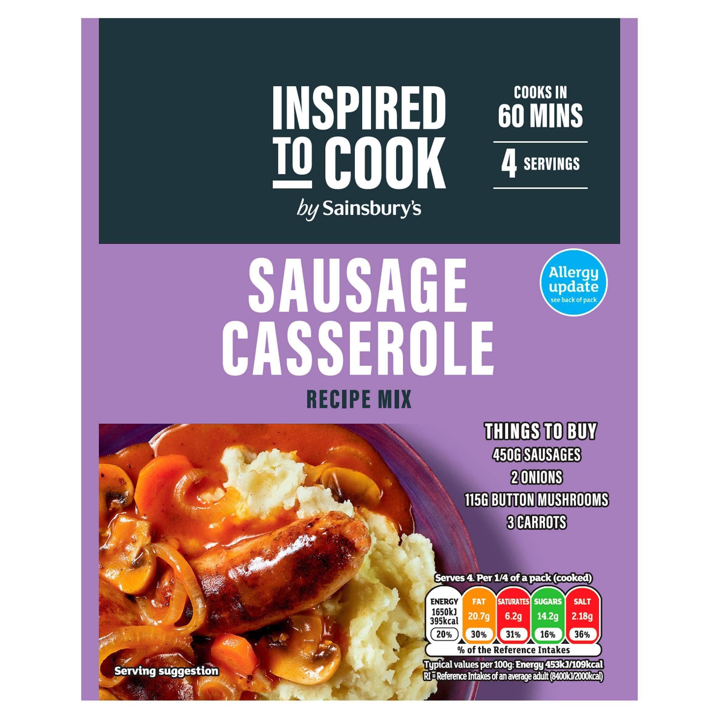 Sainsbury's Sausage Casserole Recipe Mix, Inspired to Cook 39g GOODS Sainsburys   