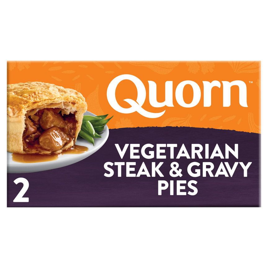 Quorn 2 Vegetarian Steak & Gravy Pies GOODS ASDA   