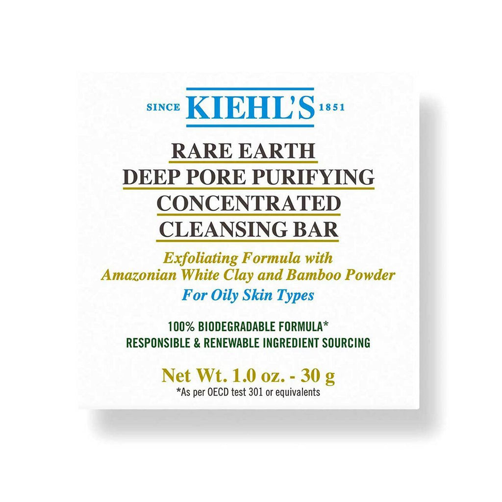 Kiehl's Rare Earth Deep Pore Detoxifying Concentrated Cleaning Bar 100g