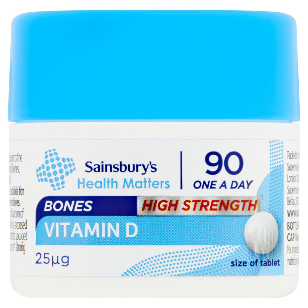 Sainsbury's Bones Vitamin D Tablets 1 a Day x90