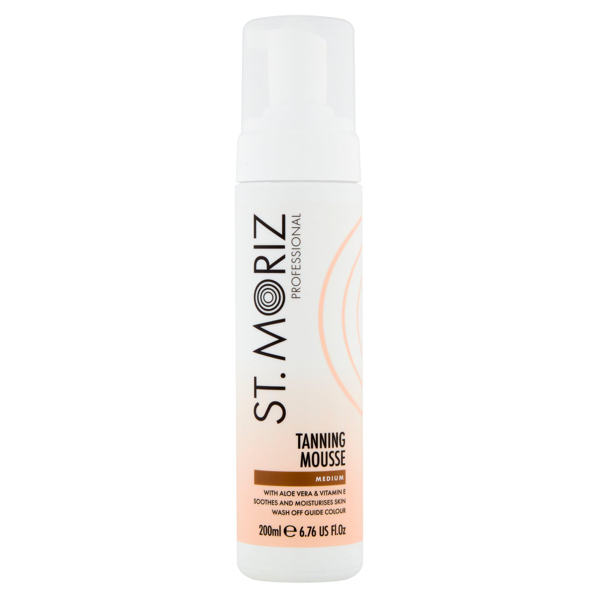 St. Moriz Professional Tanning Medium Mousse 200ml face & body skincare Sainsburys   