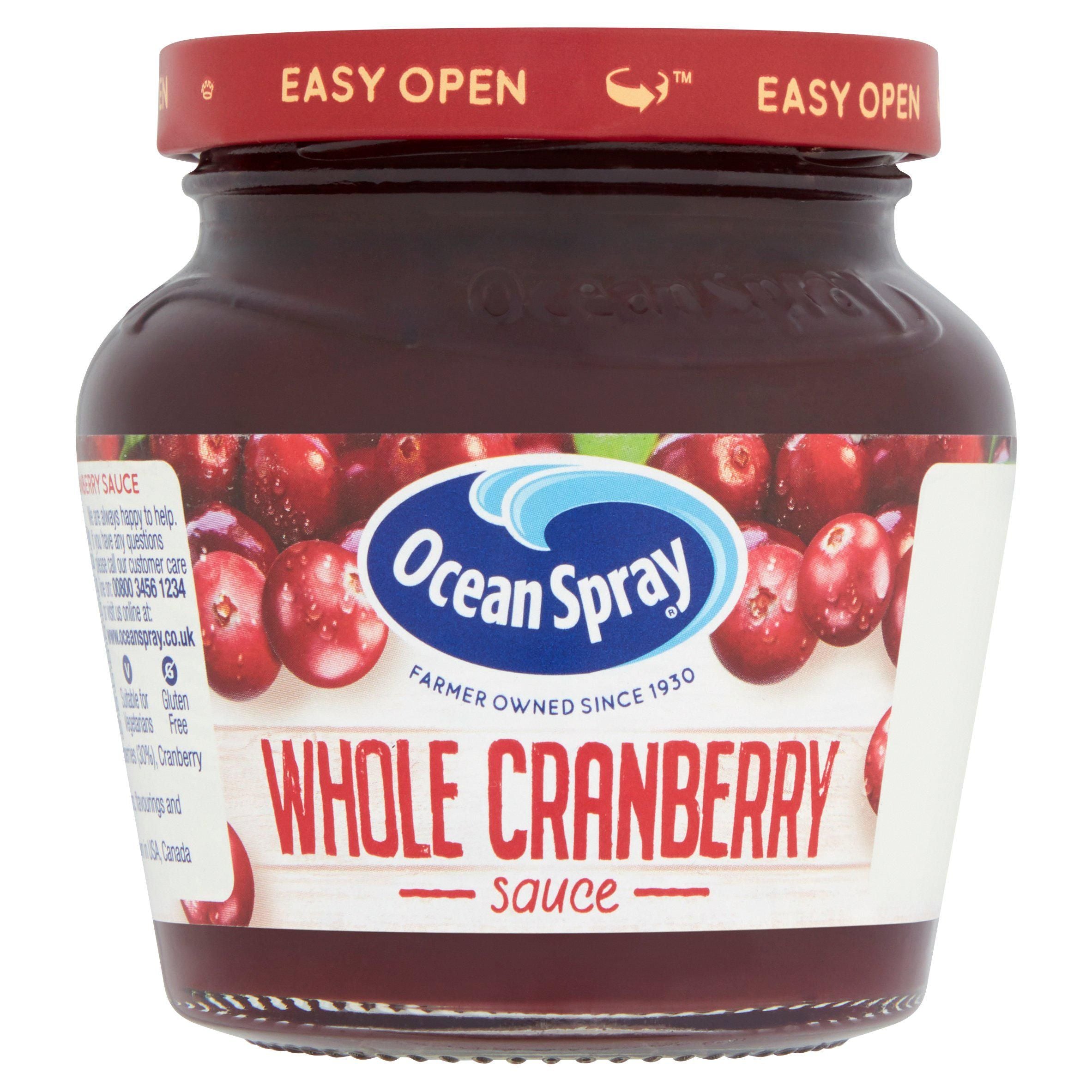 Ocean Spray Wholeberry Cranberry Sauce 250g GOODS Sainsburys   