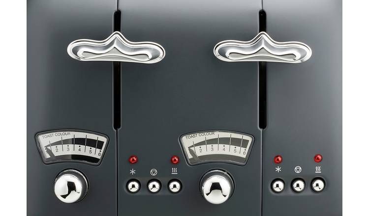De'Longhi CT04.GY Argento Silva Toaster  - Grey
