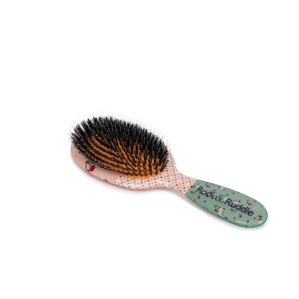 Rock & Ruddle Cherries Small Baby Bristle Hairbrush