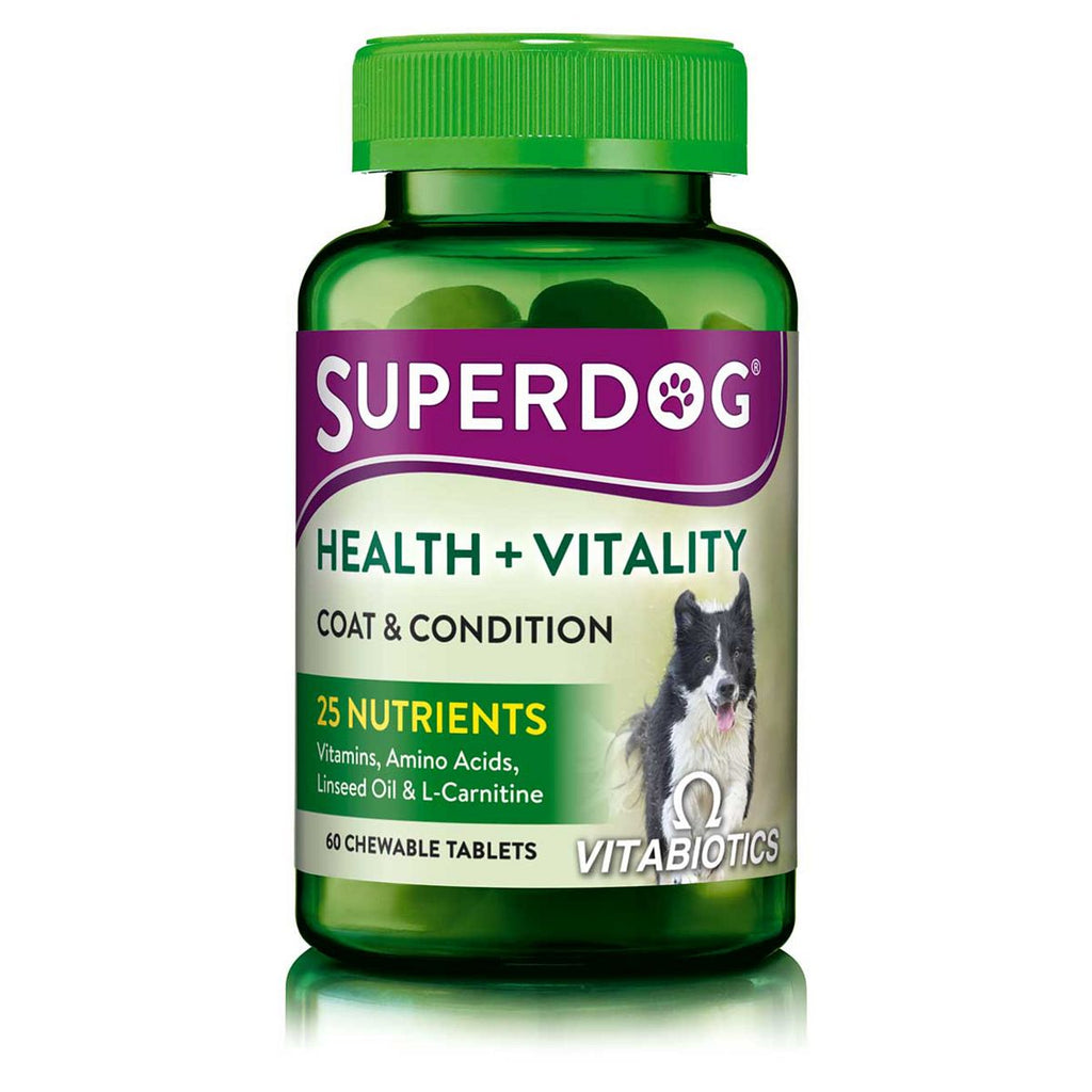 Vitabiotics SuperDog Health & Vitality - 60 Chewable Tablets