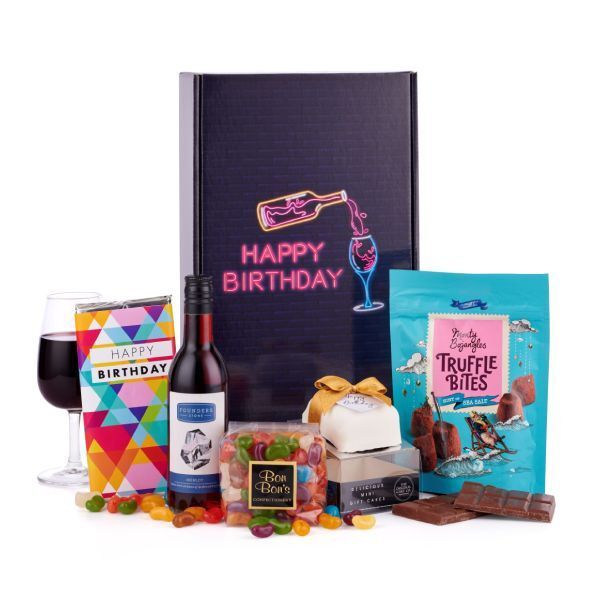 Spicers of Hythe - Happy Birthday with Red Wine Hamper GOODS Superdrug   