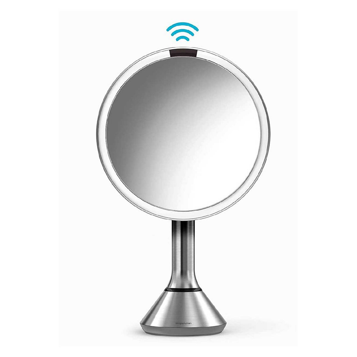 simplehuman Dual Light Sensor Mirror - Stainless Steel Make Up & Beauty Accessories Boots   