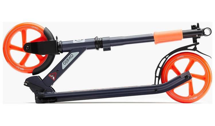 Decathlon Mid 7 Big Wheel Scooter - Blue &amp;amp; Orange