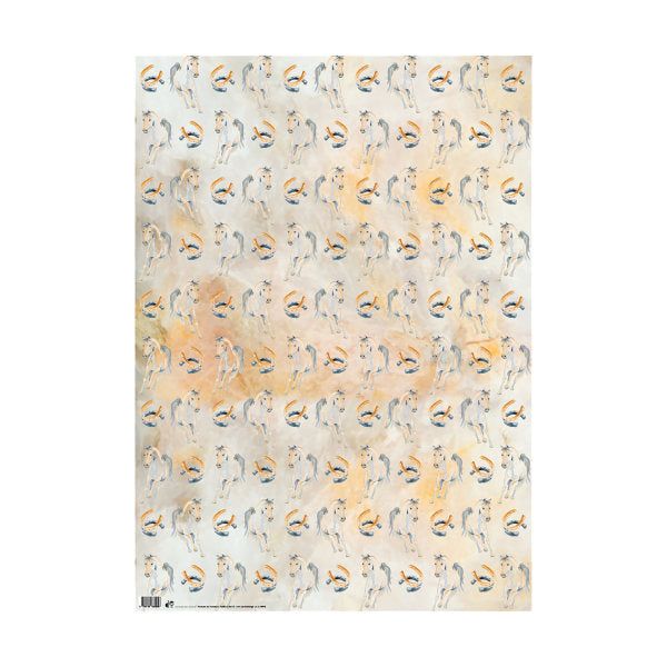 Deckled Edge Gift Wrap (Pack Of 2) (50 x 70cm)