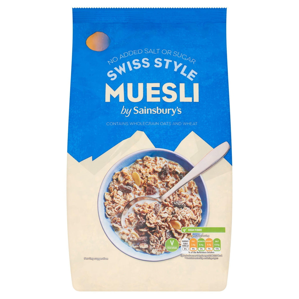 Sainsbury's Swiss Style Muesli, No Added Salt & Sugar 1kg