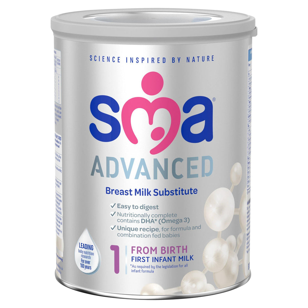 SMA Advanced First Infant Baby Milk Powder Formula From Birth 800g