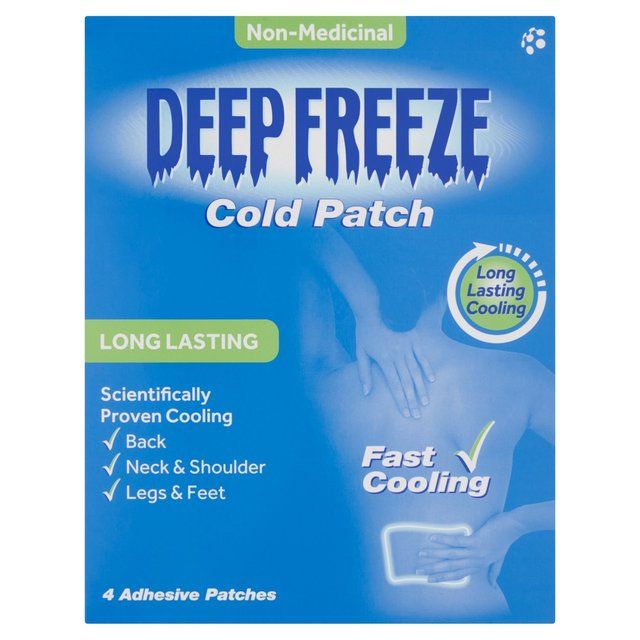 Deep Freeze Cold Patches   4 per pack