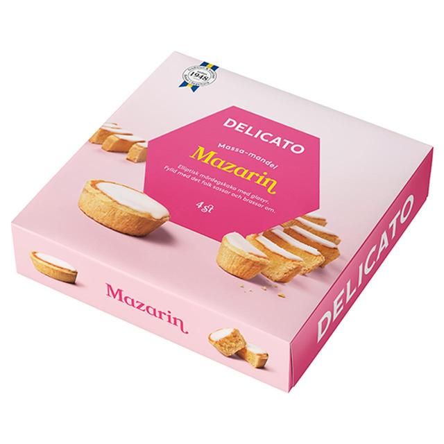 Delicato Mazarin Almond Tart   4 x 37g