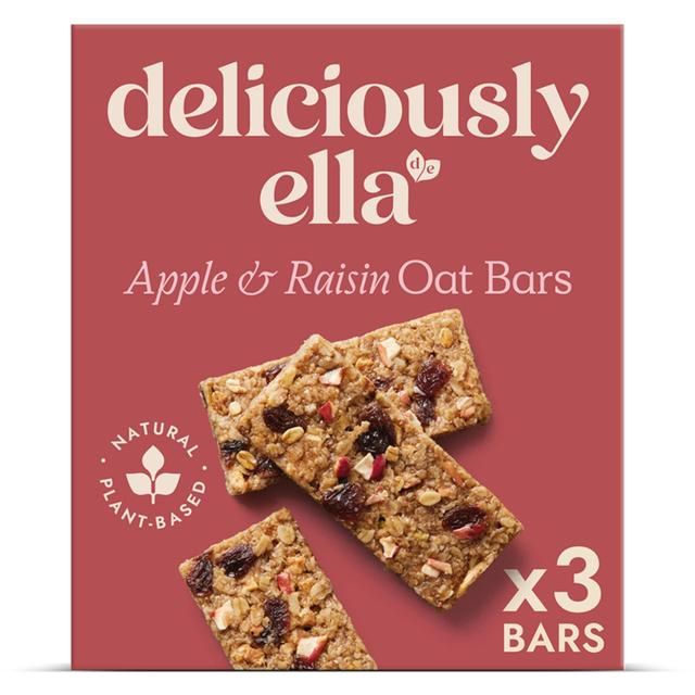 Deliciously Ella Apple Raisin & Cinnamon Oat Bar Multipack   3 x 50g