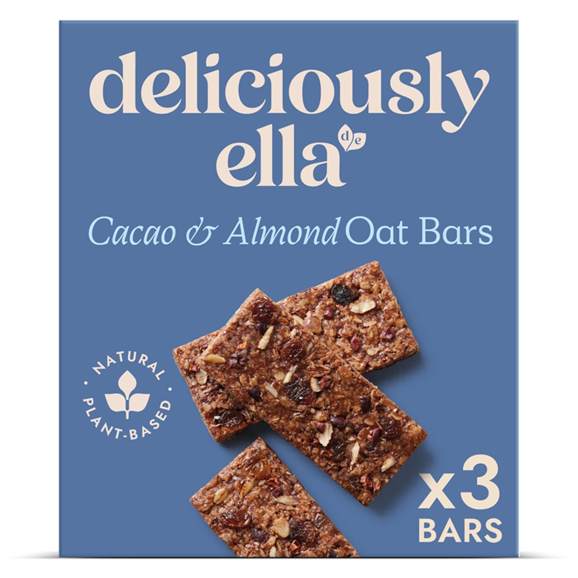 Deliciously Ella Baked Oat Bar Cacao &amp;amp; Almond 3x50g