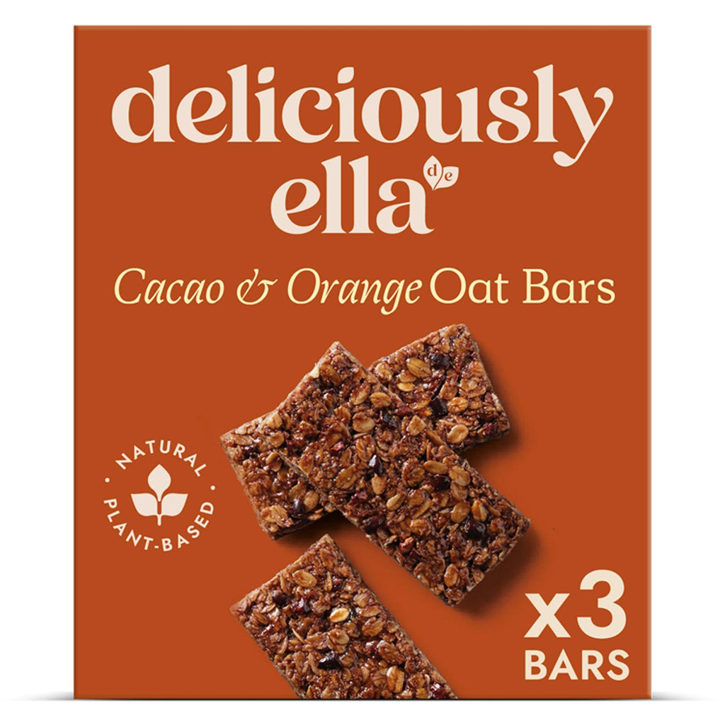 Deliciously Ella Cacao & Orange Oat Bars 3x50g