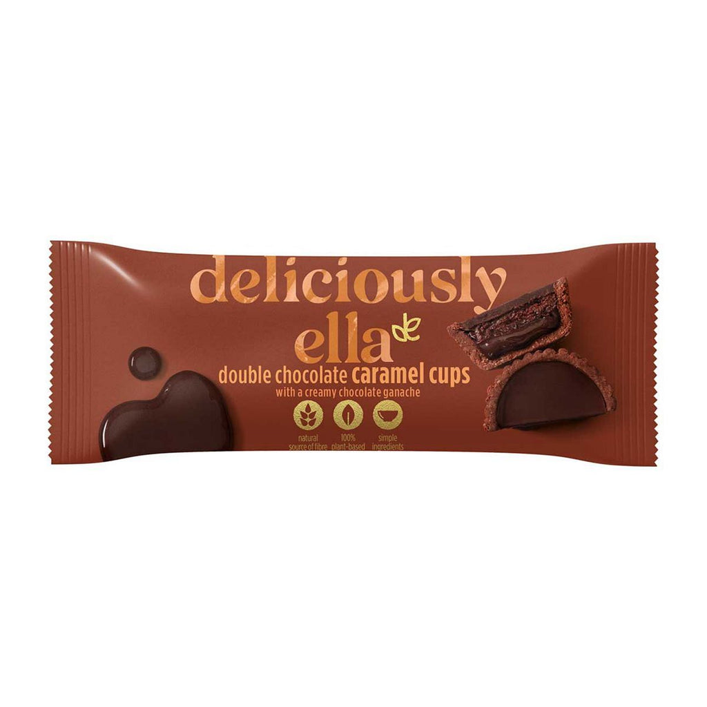 Deliciously Ella Double Chocolate Caramel Cups - 36g