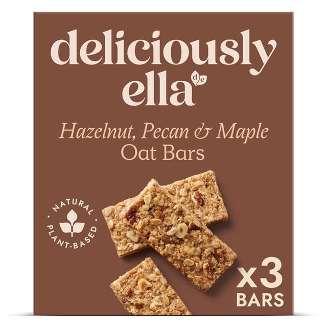 Deliciously Ella Hazelnut Pecan &amp;amp; Maple Oat Bar   3 x 50g