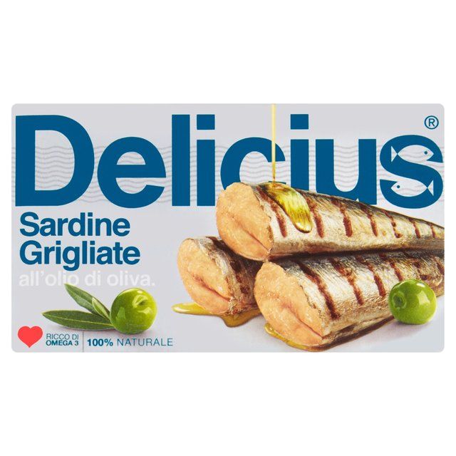 Delicius Grilled Sardines in Olive Oil   90g