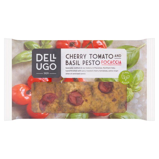 Dell'Ugo Cherry Tomato & Basil Pesto Focaccia   210g