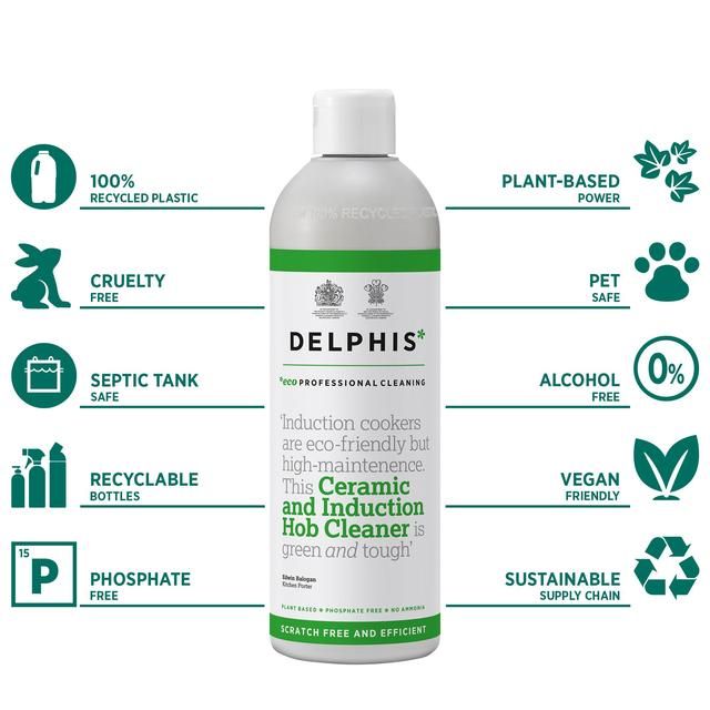 Delphis Eco Ceramic and Induction Hob Cleaner   500ml