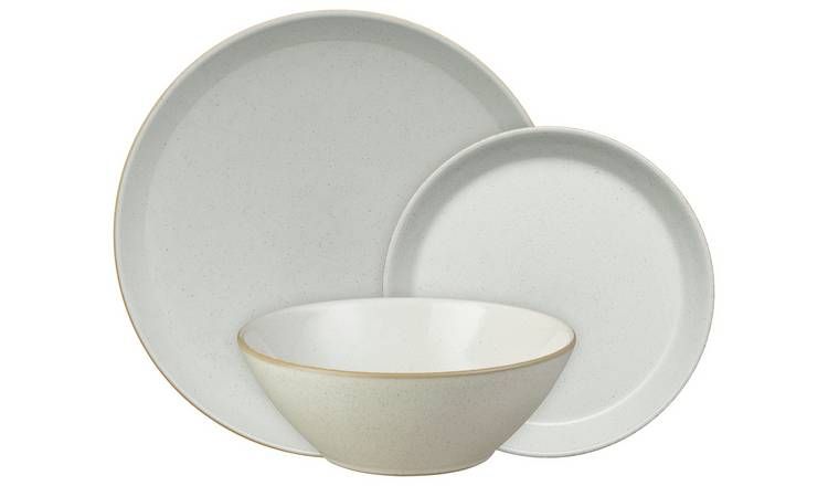 Denby Impression 12 Piece Stoneware Dinner set - Cream