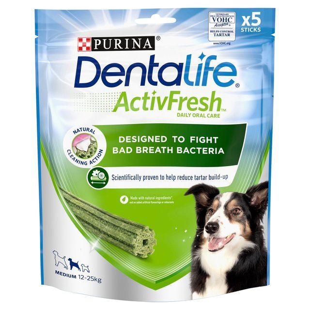 Dentalife ActivFresh Medium Dental Chicken Dog Chews   115g