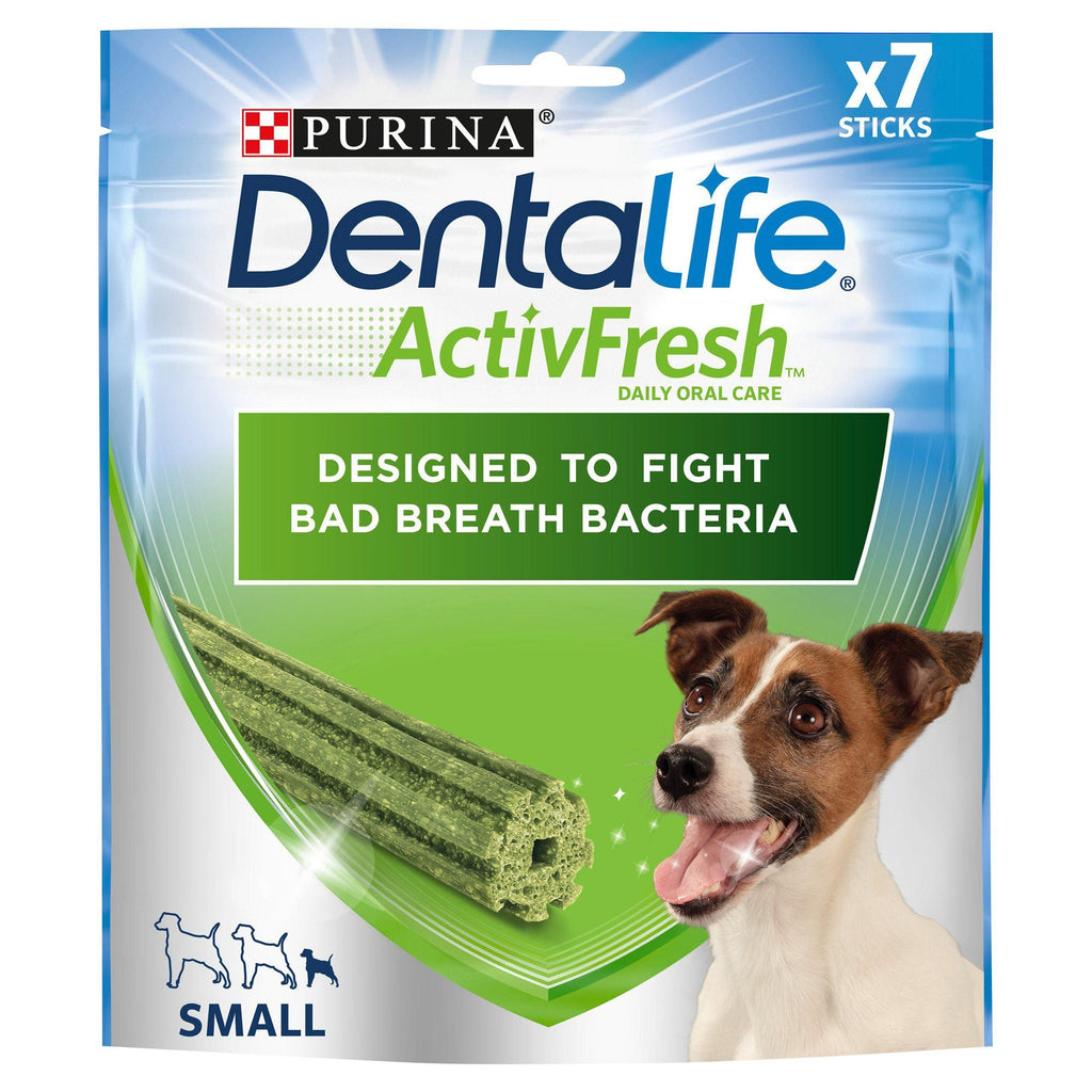 Dentalife Activfresh Small Dog Treat Dental Chew Stick x7