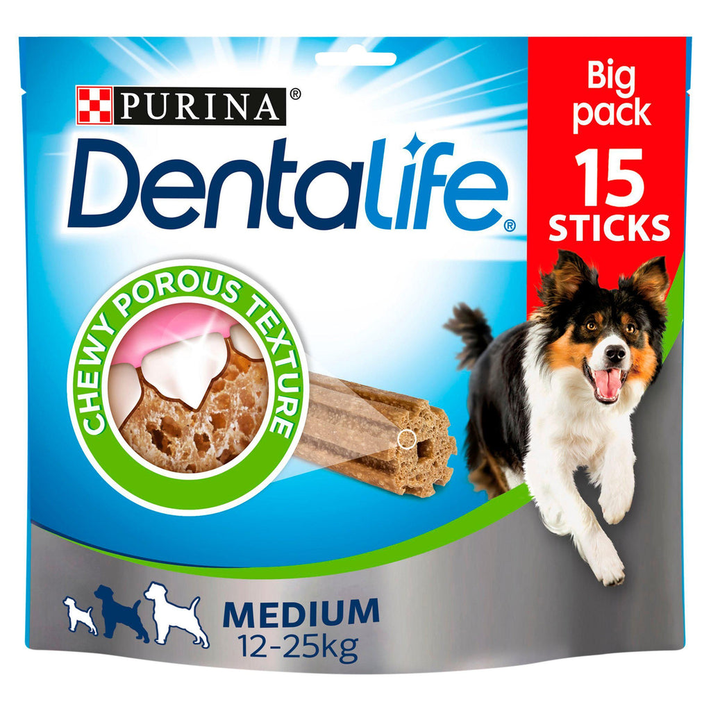 Dentalife Medium Dog Treat Dental Chew Stick x15