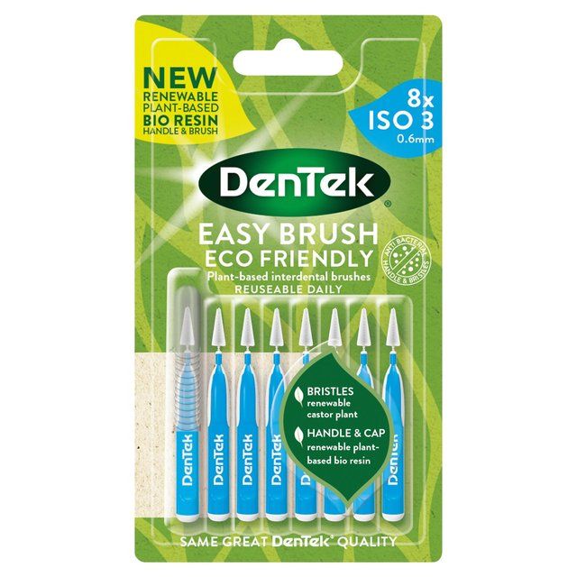 DenTek ECO Interdental Brushes ISO 3   8 per pack