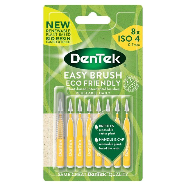 DenTek ECO Interdental Brushes ISO 4   8 per pack