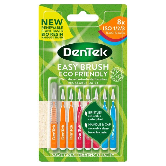 DenTek ECO Interdental Brushes ISO Multi Pack   8 per pack