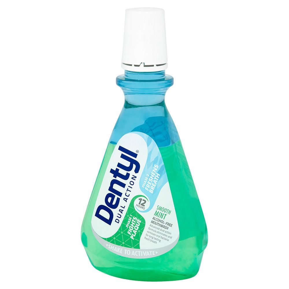 Dentyl Dual Action Smooth Mint Mouthwash 500ml