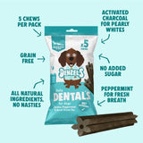 Denzel's Daily Dental Medium Dogs Chicken Peppermint &amp;amp; Decaf Green Tea   100g