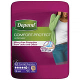Depend Comfort Protect XL Incontinence Pants Women   9 per pack