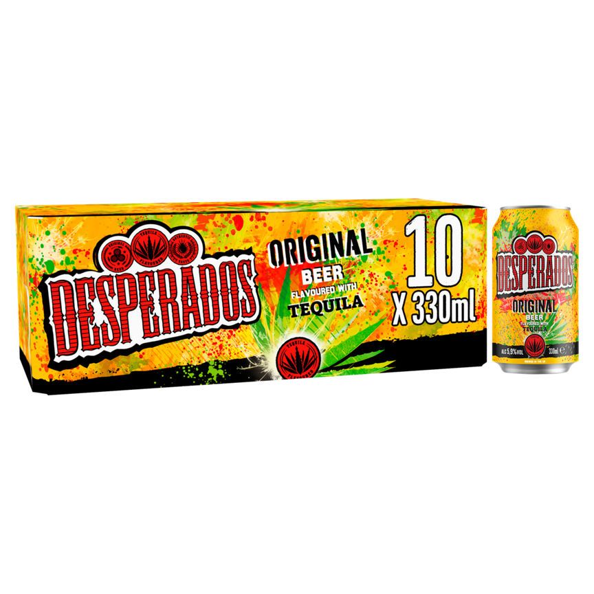 Desperados Tequila Lager Beer Cans