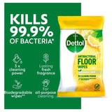 Dettol Antibacterial Biodegradable Citrus Floor Cleaning Wipes