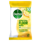 Dettol Antibacterial Biodegradable Citrus Floor Cleaning Wipes x10