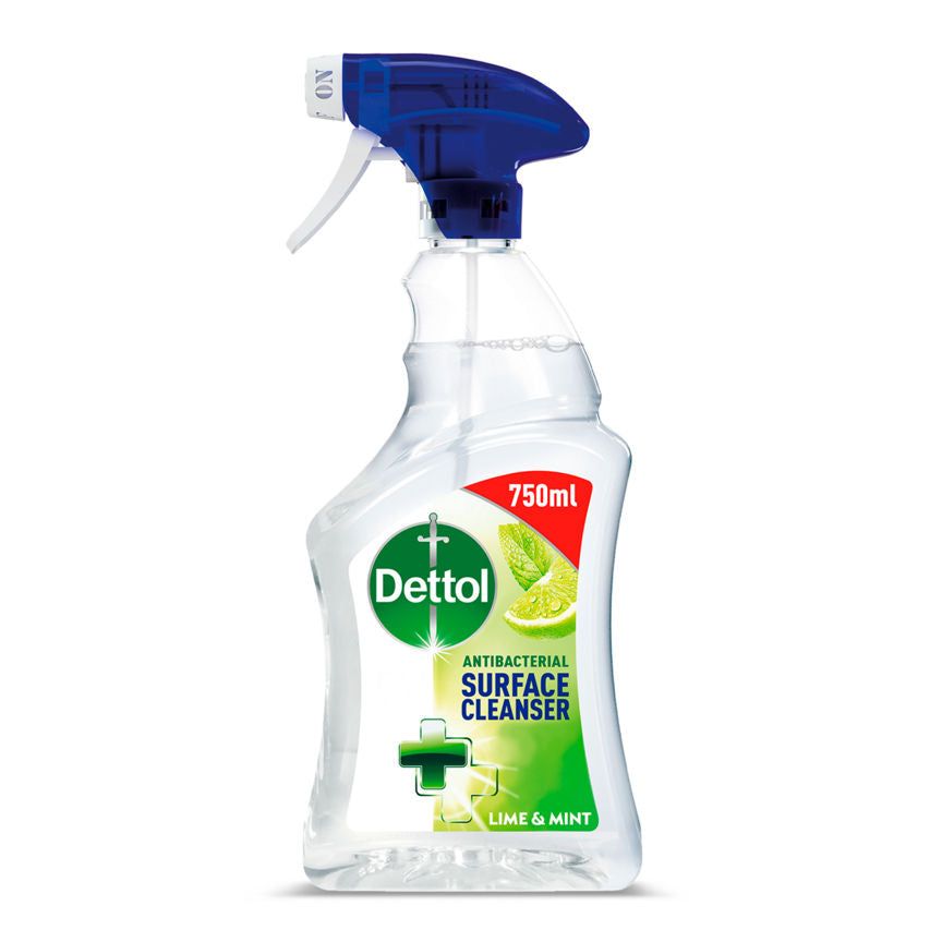 Dettol Antibacterial Disinfectant Surface Cleansing Spray Lime&Mint