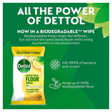 Dettol Antibacterial Extra Large Floor Wipes   25 per pack