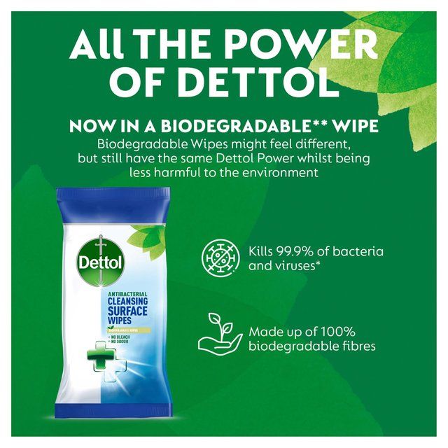 Dettol Antibacterial Multi Surface Cleaning Wipes   126 per pack